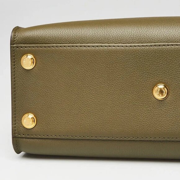 Louis Vuitton Laurel Leather And Monogram Canvas On My Side MM Bag - Picture 5 of 12